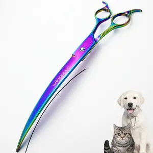 Wingsbro 9.0-Inch Pet Grooming Scissors, Groomer Tools, Professional Pet Hair Clippers for Long Dense Fur, Ideal for Large Dogs and Cats