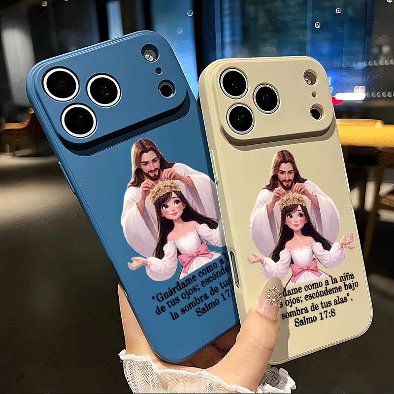 Divine Crown Blessing Soft&Flexible TPU Silicone Phone Case For iPhone 17 Pro Max AIR 16 15 14 13mini 12 11 Plus XR XSMAX Cases For Samsung Galaxy S26 Ultra S25 Edge S24 S23 S22 Plus  Durable|Shockproof|Full Camera Protection