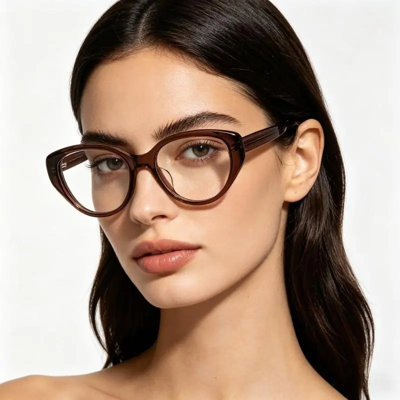 Vintage Fashion Glasses for Women, Retro Cat Eye Minimalist Frame, Lightweight Eyewear for Daily Outdoor Activities, Stylish Glasses, Vintage Glasses