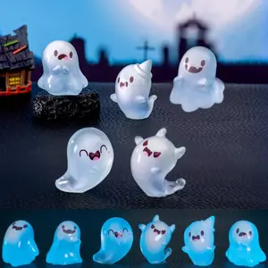 Luminous Mini   Figurines - Glow in The Dark Trinkets for Garden, Halloween Party,  Landscape, Tabletop Decor - DIY Small Cute Miniature Figures