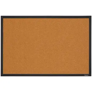 Framed Cork Bulletin Board, 2' x 3', Black Frame, Corkboard Message Vision Board (MWDB2436-BK)