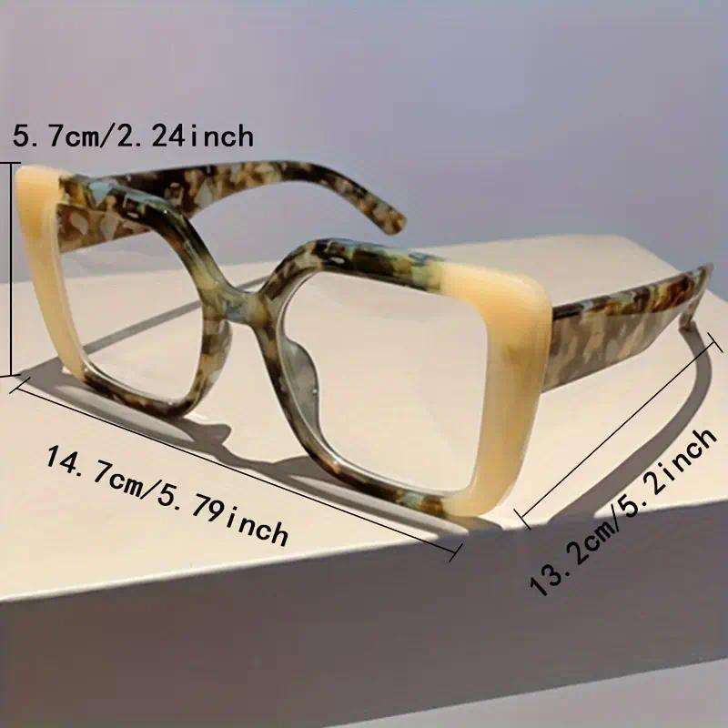 Women’s Square Full Rim Non-Prescription Glasses Elegant Minimalist Fashion Eyewear Durable Frame with Sturdy Metal Hinges Classic Versatile Eyeglasses Perfect for Daily Wear Office Work Formal Events Business Casual & Modern Simple Style Looks Women’s Square Full Rim Non-Prescription Glasses Elegant Minimalist Fashion Eyewear Durable Frame with Sturdy Metal Hinges Classic Versatile Eyeglasses Perfect for Daily Wear Office Work Formal Events Business Casual & Modern Simple Style Looks