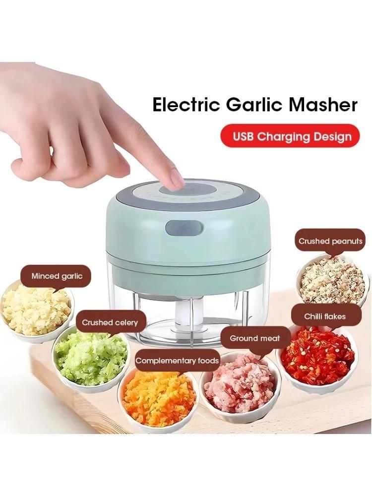 250ml Multifunctional Cooking Machine Automatic Household Meat Grinder Baby Supplementary Food Stirring Minced Garlic
