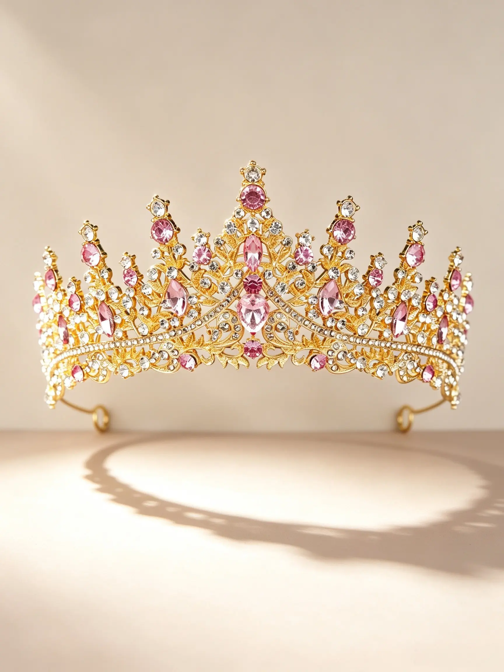Elegant Princess Crown, Sparkling Rhinestone Bride Crown, Perfect for Women's Birthday Parties, Wedding Decor, Fashion Accessories Gift