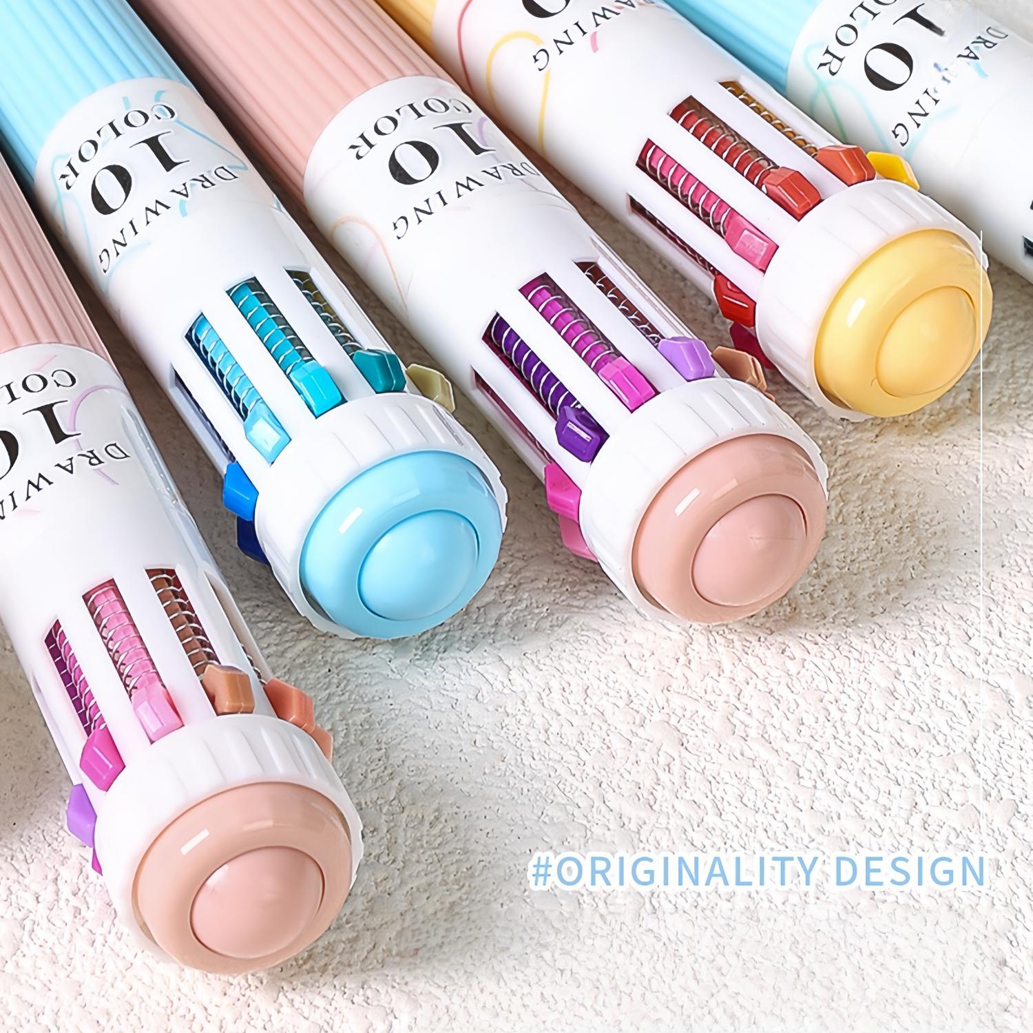 0.8mm 28 Colors Ballpoint Pen Set, 3 Counts/set Fine Point Retractable Ballpoint Pen, Colored Pens for Office School Supplies Students Gifts