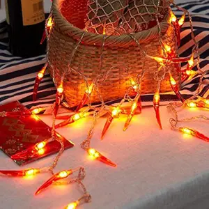 2pack red Chili Pepper String Lights,40 LED Pepper String lamp Indoor Kitchen Decor Outdoor Mexican Decorations Light, Battery Powered for Chinese New Year,Holiday Party,Christmas Home Decorfidget toys