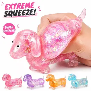 Cute Dog Squishy Fidget Toy, Calming ASMR Stress Relief Office Desk Toy
