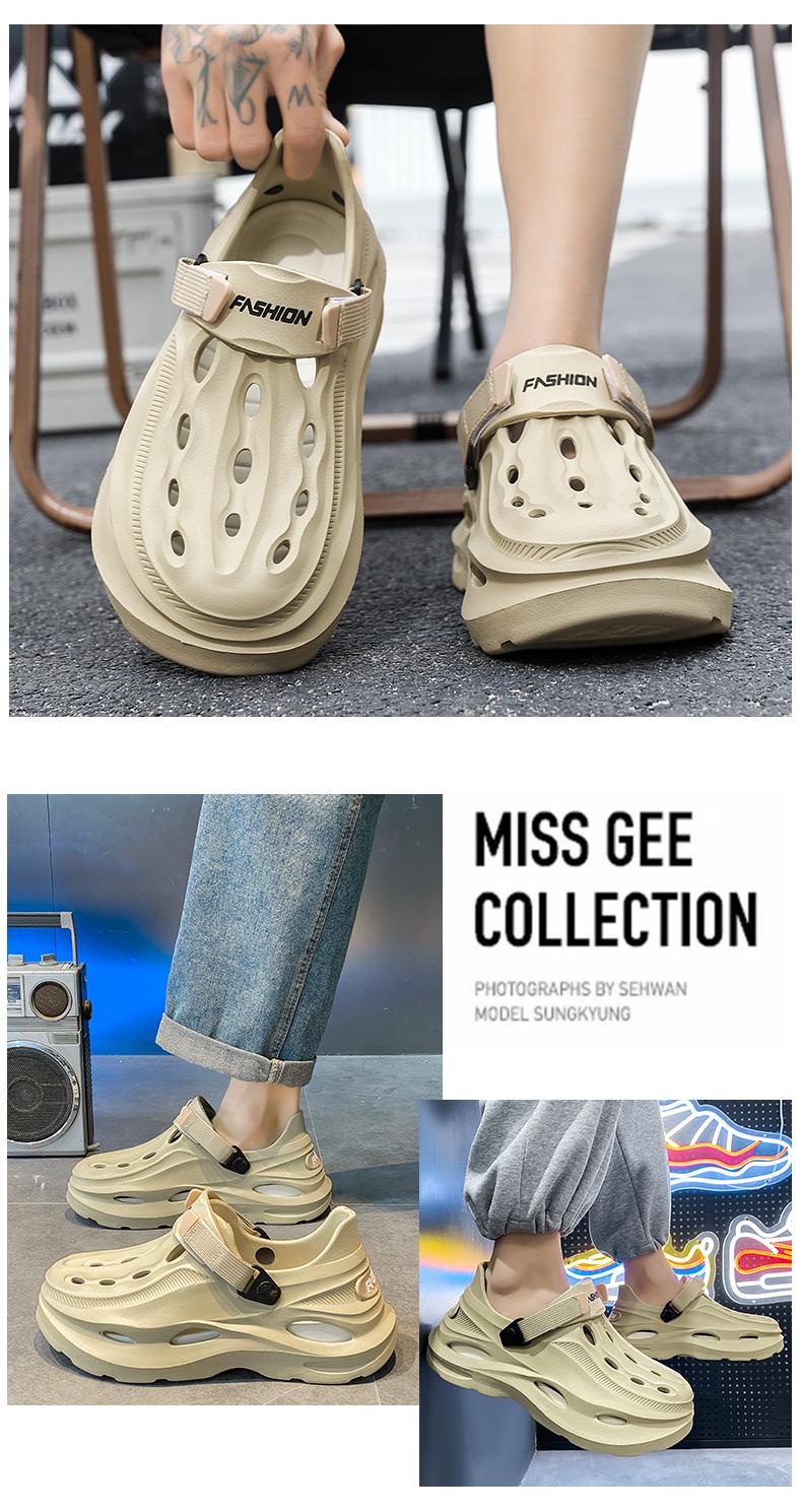 2-in-1 Slides & Clogs |     Perfect for Beach, Pool, Street Wear