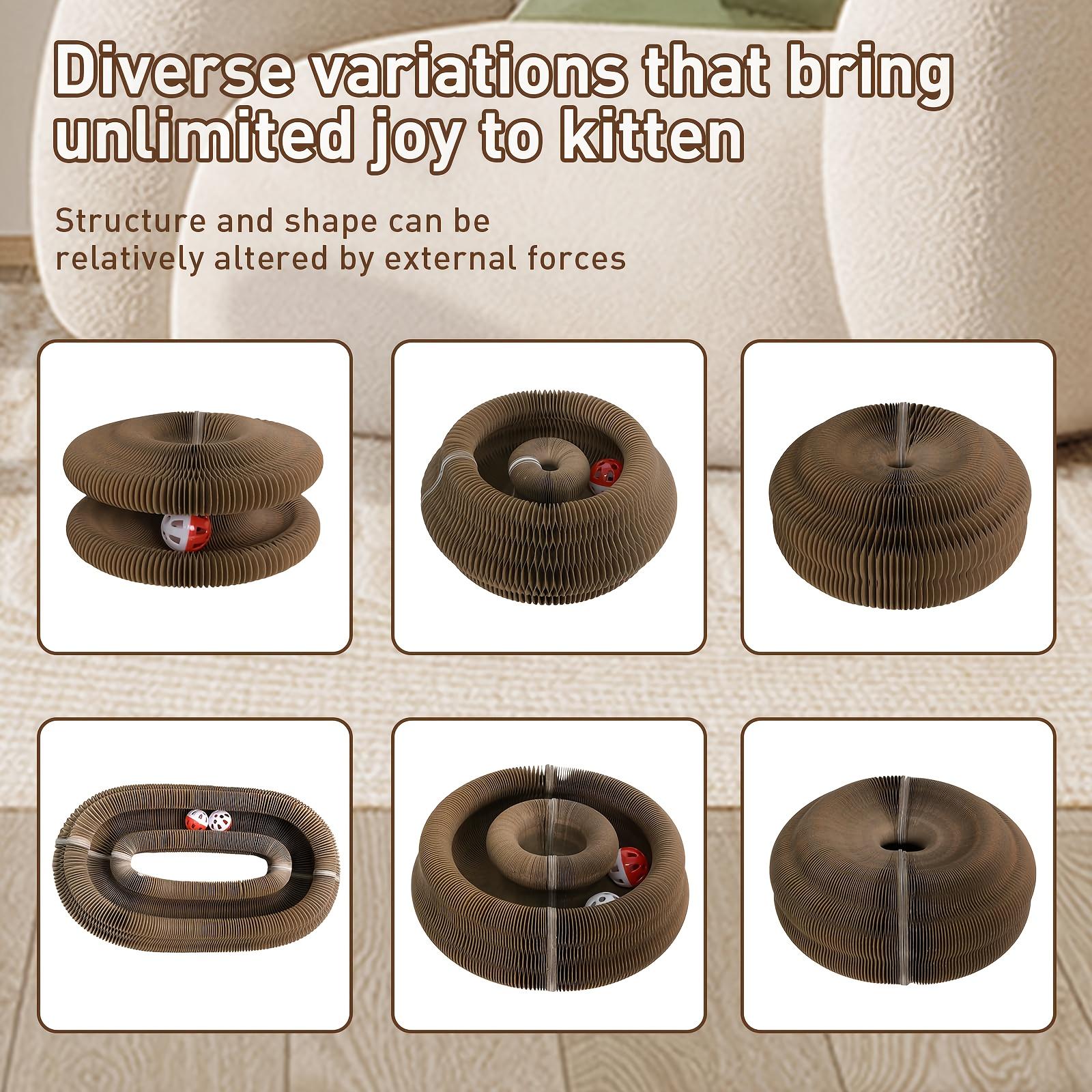 1/2pcs Magic Organ Cat Scratcher Board Cat Ball Adventure The Ultimate Interactive Mental Physical Exercise for Indoor Cats Toy, Without Battery