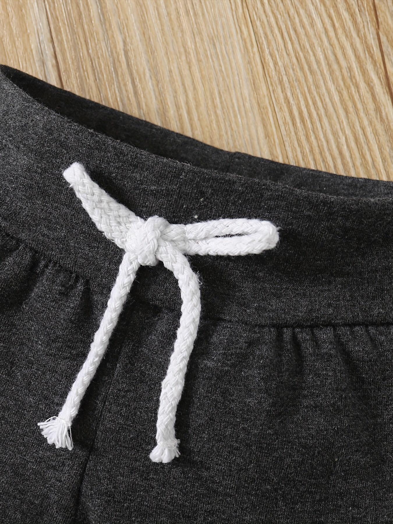 Baby Boys Short Sleeve Letter Print Romper and Long Pants Set with Hat, Outfits, Newborn Gift Set, Stylish Infant Clothes for Summer, Comfortable Baby Clothing