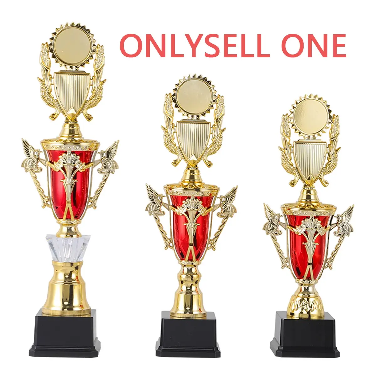 General Competition Entertainment Memorial Trophy, Glossy Design, Dynamic Shape, Ideal for Music Events, Schools, Companies, Malls, Communities