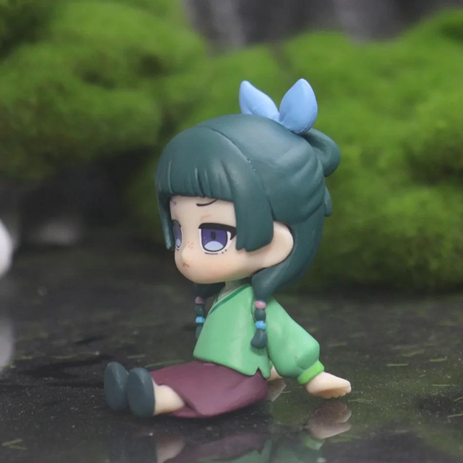 Apothecary Diaries Maomao Jinshi Ren Mini Q Version Figure - Cute Anime Desk Ornament PVC Model Gift for Fans