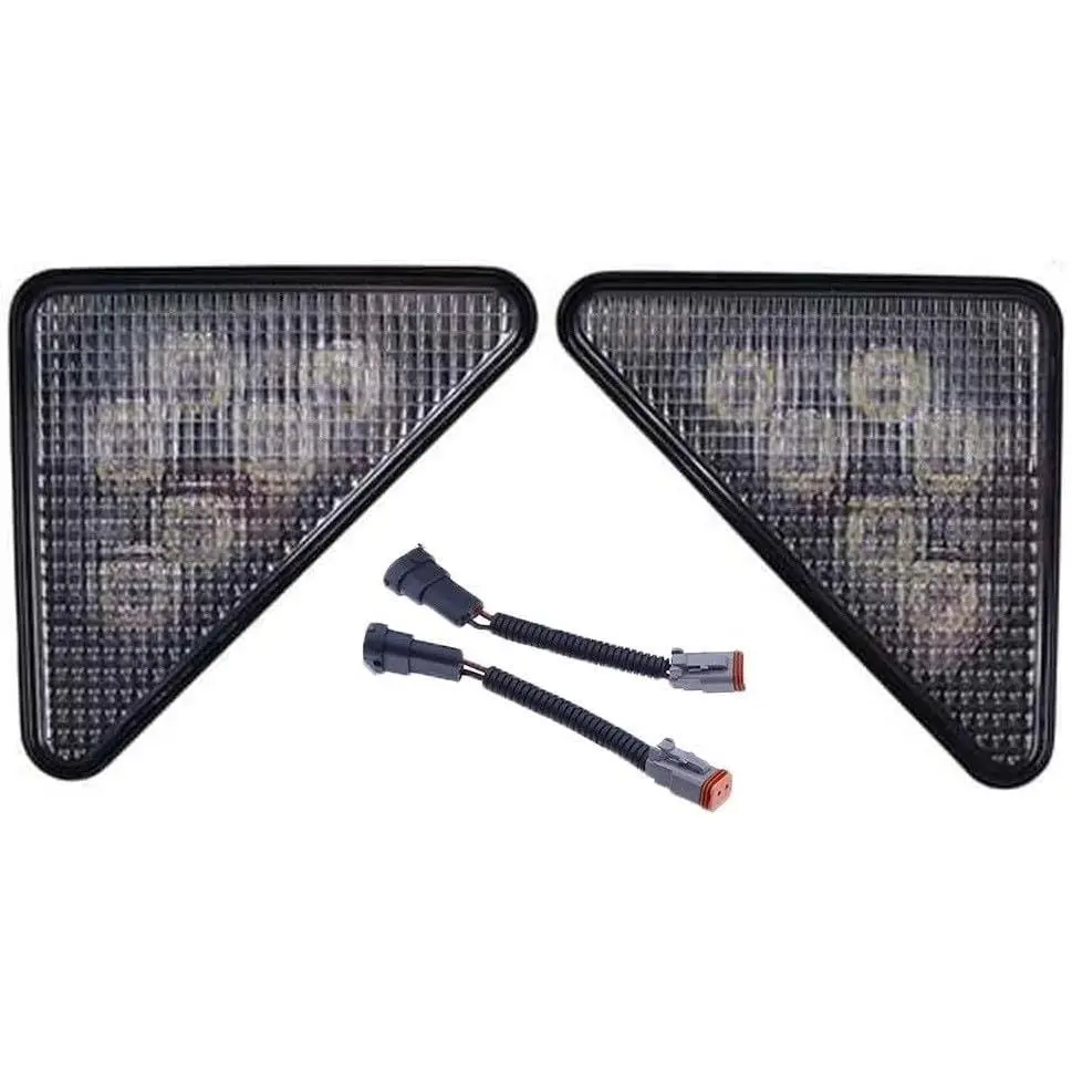 LED Headlight Kit Flood Spot Combo Right and Left To Fit Bobcat OEM LEDBOBCAT