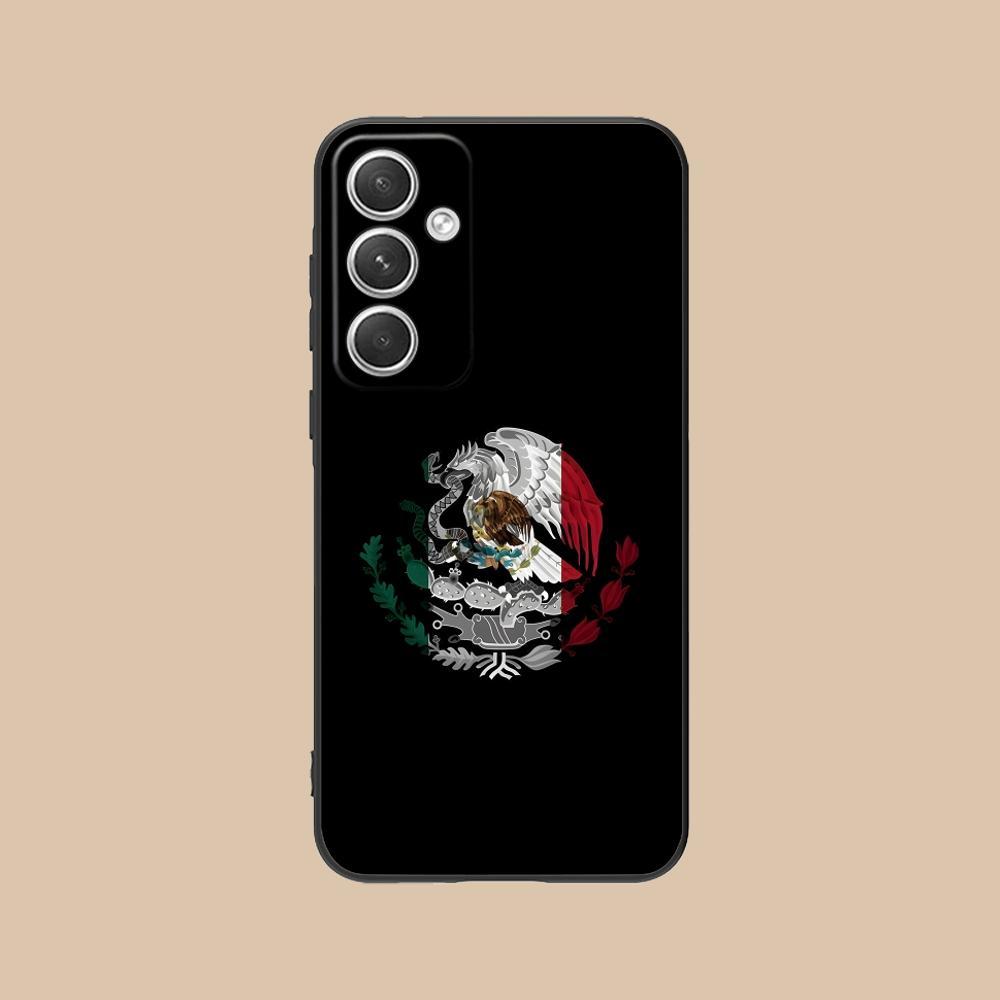 Mexico Flag Mobile Cell Phone Case for Samsung GalaxyS26 S25 S24 S23 S22 S21 A14 A15 A16 A35 Plus FE Ultra Colour Protective Cover