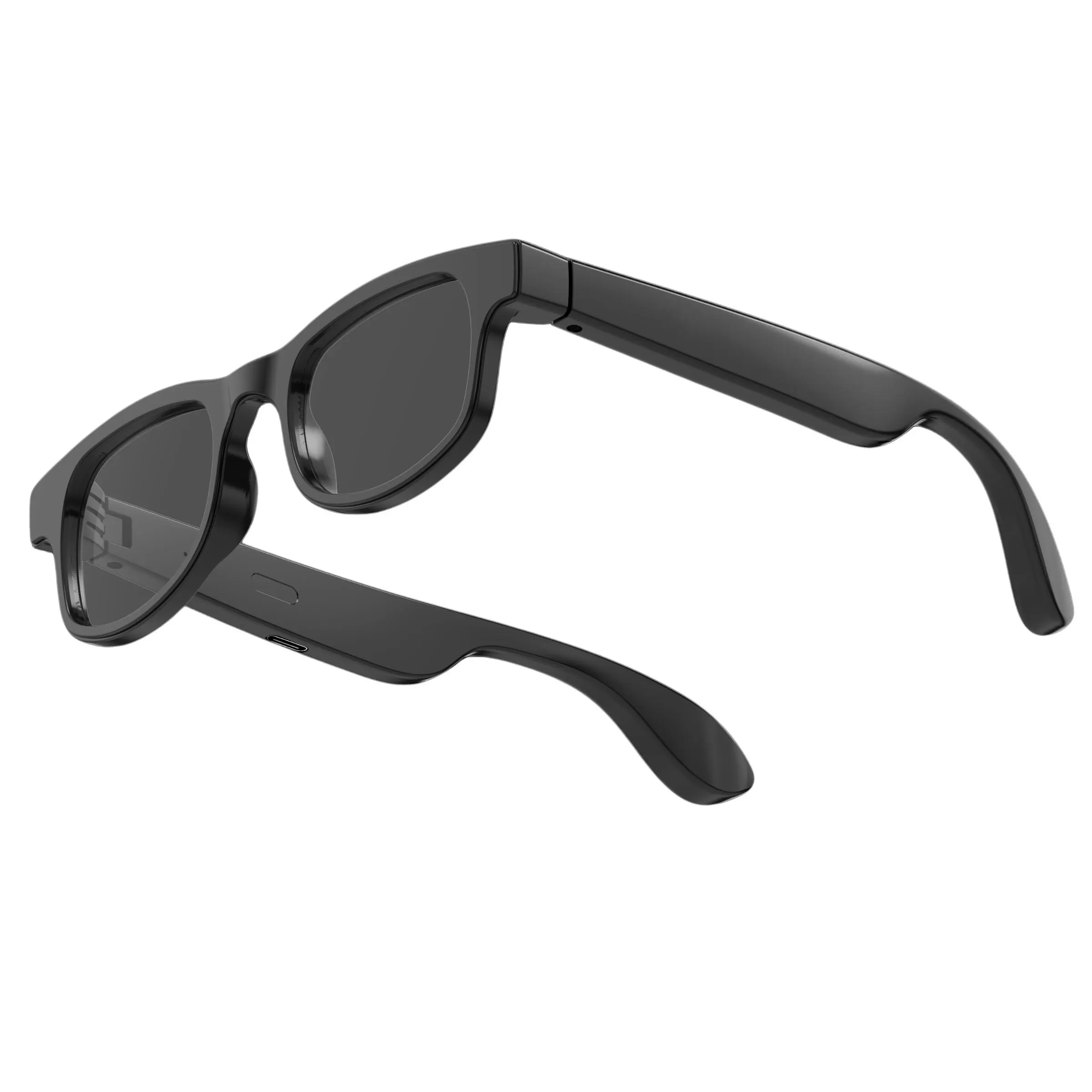 Smart audio sunglasses with built in speakers, Bluetooth connectivity, wireless music playback and calls, and lightweight frames