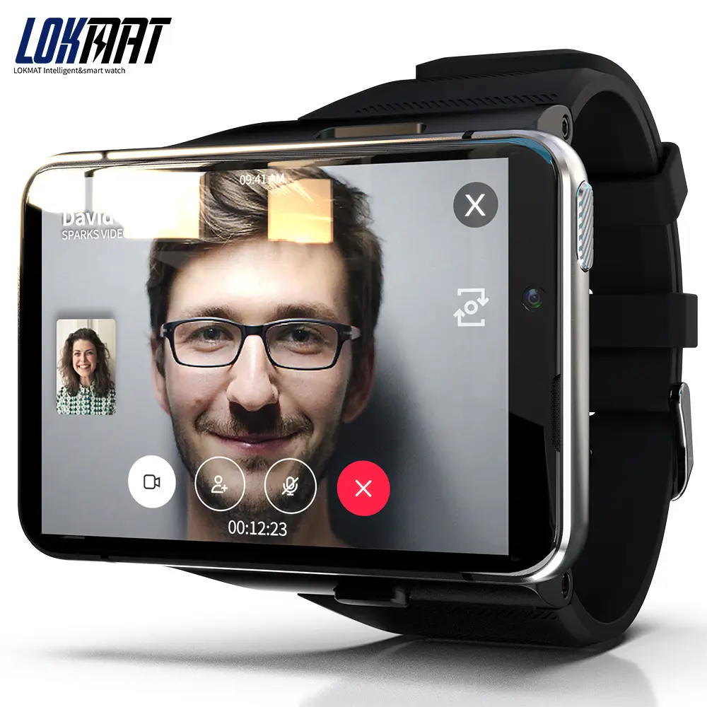 LOKMAT Max Digital Smart Watch - TikTok Viral Foreign Trade Wearable, 2.88-in Large Screen, 64GB High Configuration, Detachable Strap, Aluminum Build, Not Water Resistant, Pedometer, Workout Watch, Heart Rate Tracker
