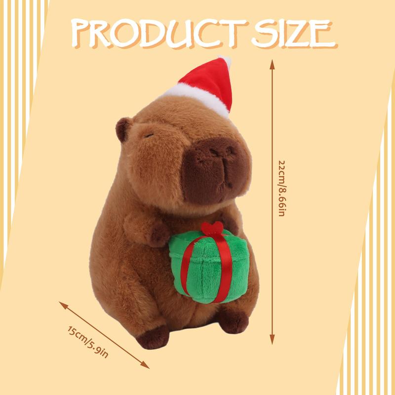 22cm/8.66in Capybara Plush Toys Cuddle Capybara Toys Unique Capybara Soft Plush Toys, Box Stuffed Animal Decoration, Decorative, Cuddly Stuffed Animal