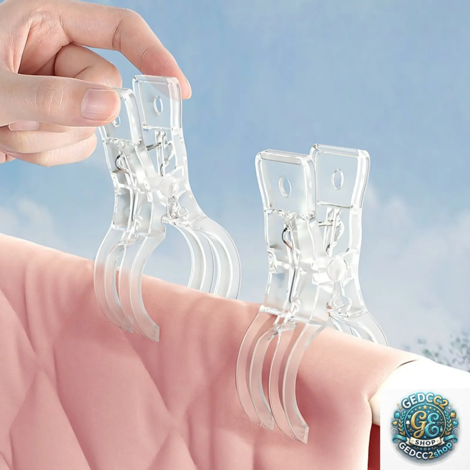 Large Balloon Clips, Heavy Duty Party Balloon Holders, Strong Grip Windproof Clips for Outdoor Decorations, Events & Celebrations