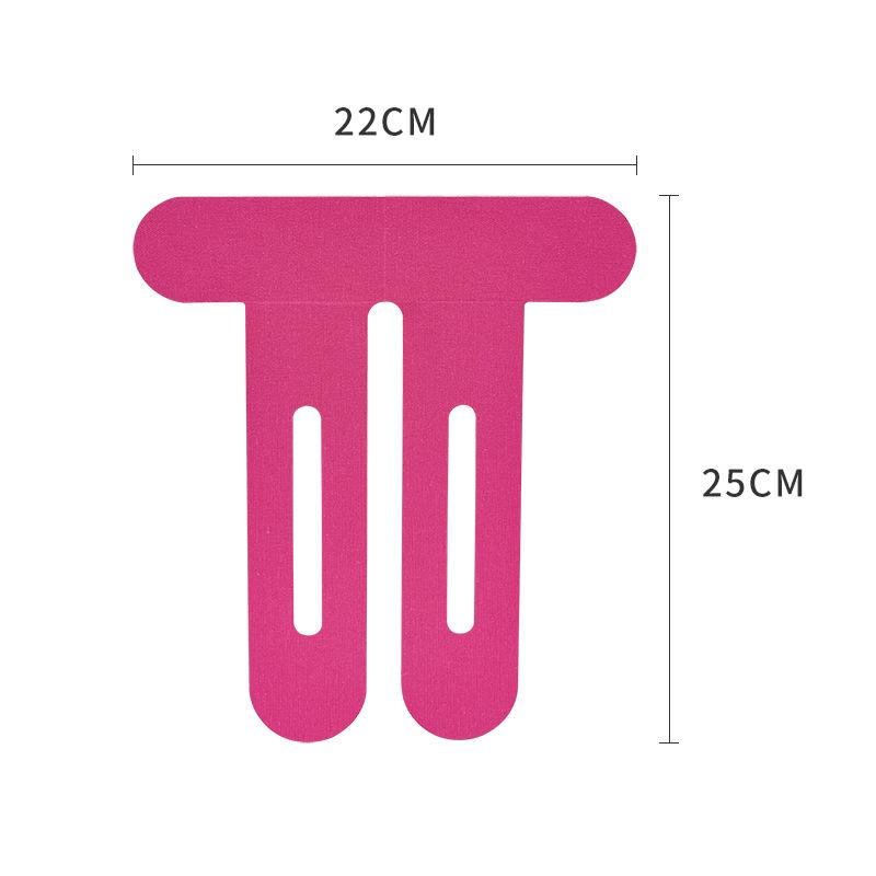 Knee muscle tape sports bandage for athletes, specifically for running, meniscus protection, pre-cut and integrated into muscle tape