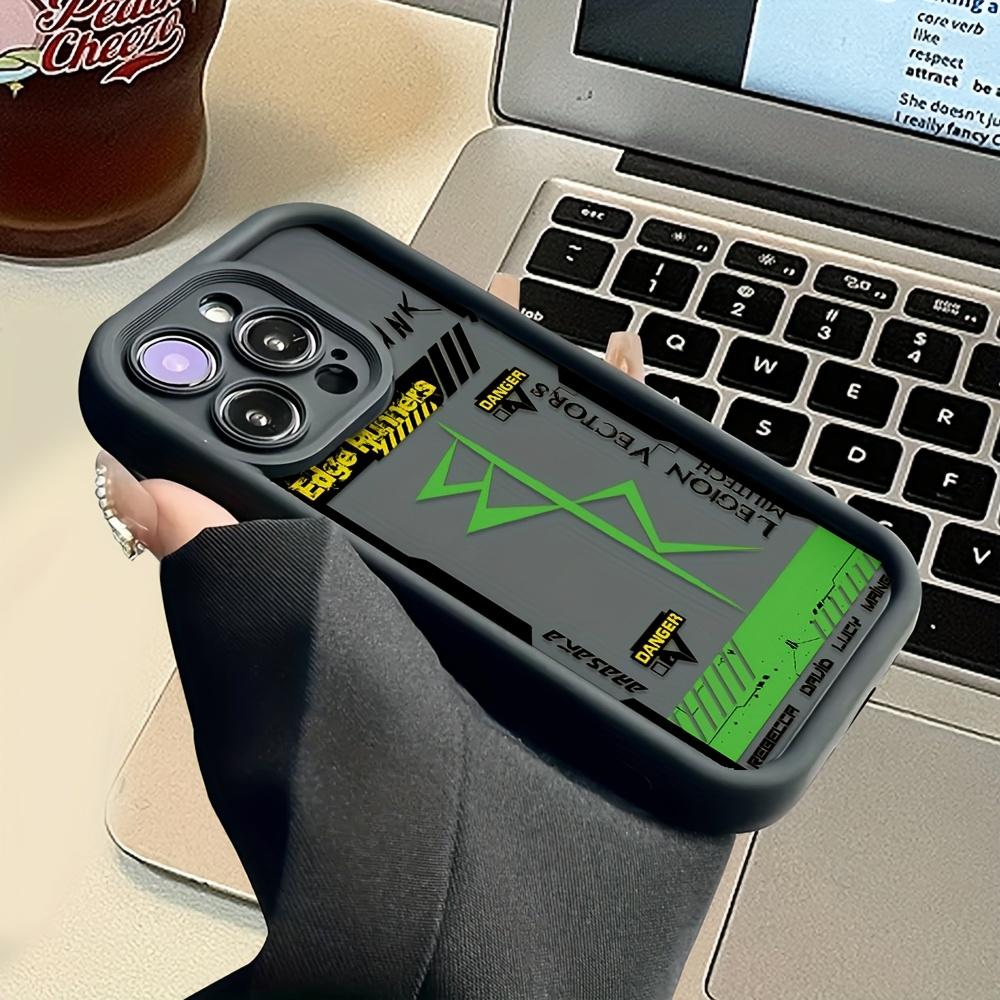 Cyberpunk Style Frame Pattern Phone Case Suitable for iPhone 17 16 15 14 13 12 11 PRO MAX PLUS, AIR Mini SE and iPhone XS MAX Shockproof Soft TPU Back Cover, Personalized Pattern Design, Ideal Gift for Friends and Family