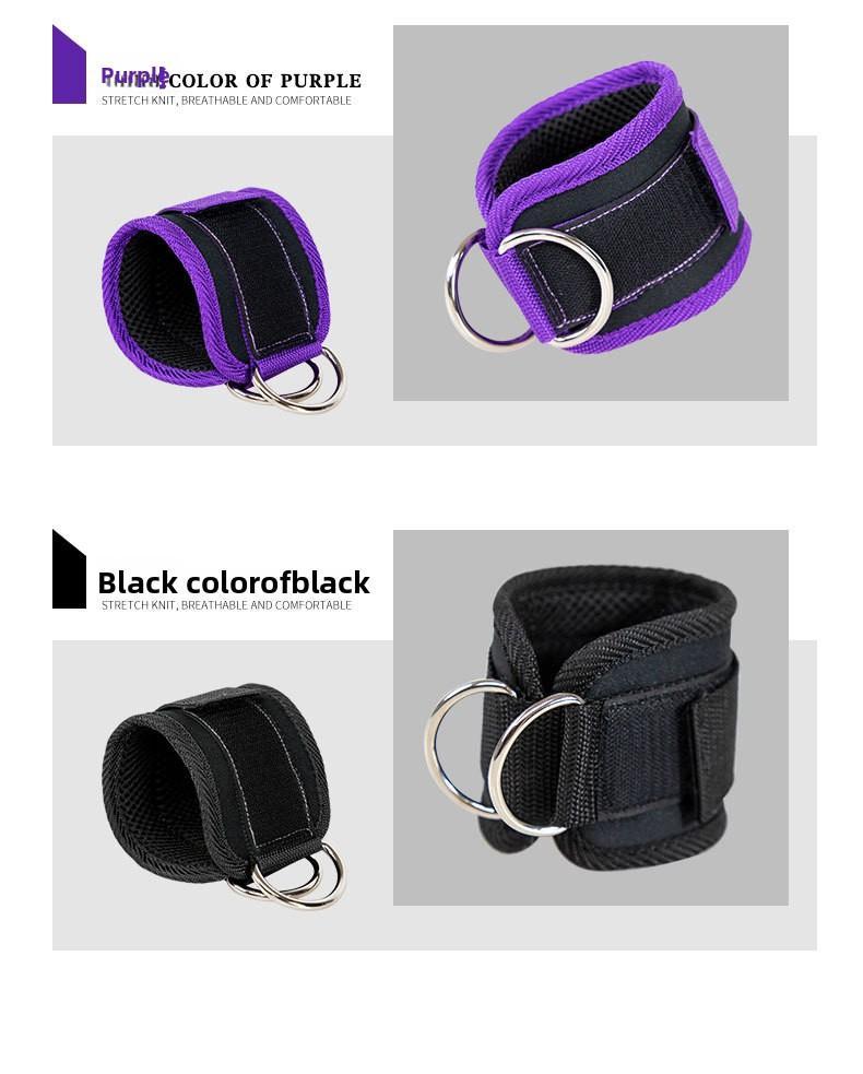 2-Pack Ankle Straps, Foot Straps for Fitness Training, Sports Ankle Straps for Cable Machines, Yoga & Pilates Equipment Accessories, Workout Band