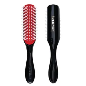D3 Original 7 Row Curl Definer & Styler, Detangling Curly Hair Brush for Women & Men, Creates Smooth Defined Curls, Precision Styling Brush for Straight Hair