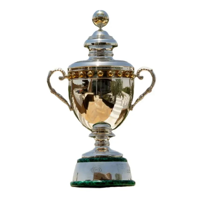 Witness Desert Miracle! Full Metal Asian Championship Trophy, Perfect Sports Replica, High-Quality Design, Elegant Desk Decor, Ideal Gift