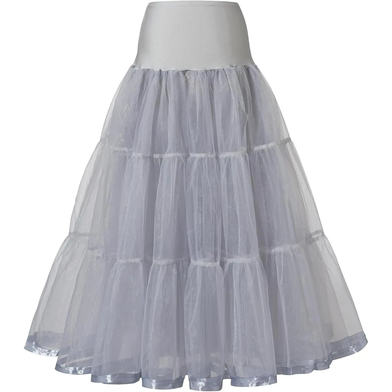 Women's Ankle Length Petticoats Wedding Slips Plus Size S-XL