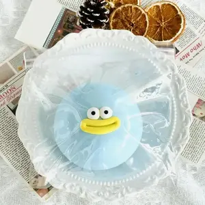 2026Desk Stress Reliever Cartoon Sausage Mouth Steamed Bun Toy Stress Relief Dumpling Squeeze Fidget Slow Stress Ball Hand Toy