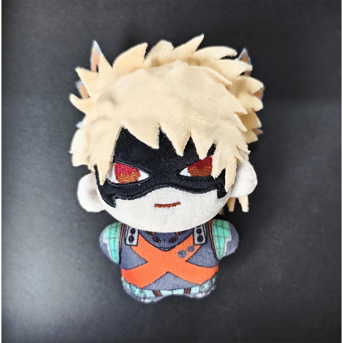 MHA Anime Midoriya Izuku Bakugou Katsuki Plush Keychain Todoroki Shoto Figure Cosplay doll Cartoon Props Stuffed Plush Toys Gift