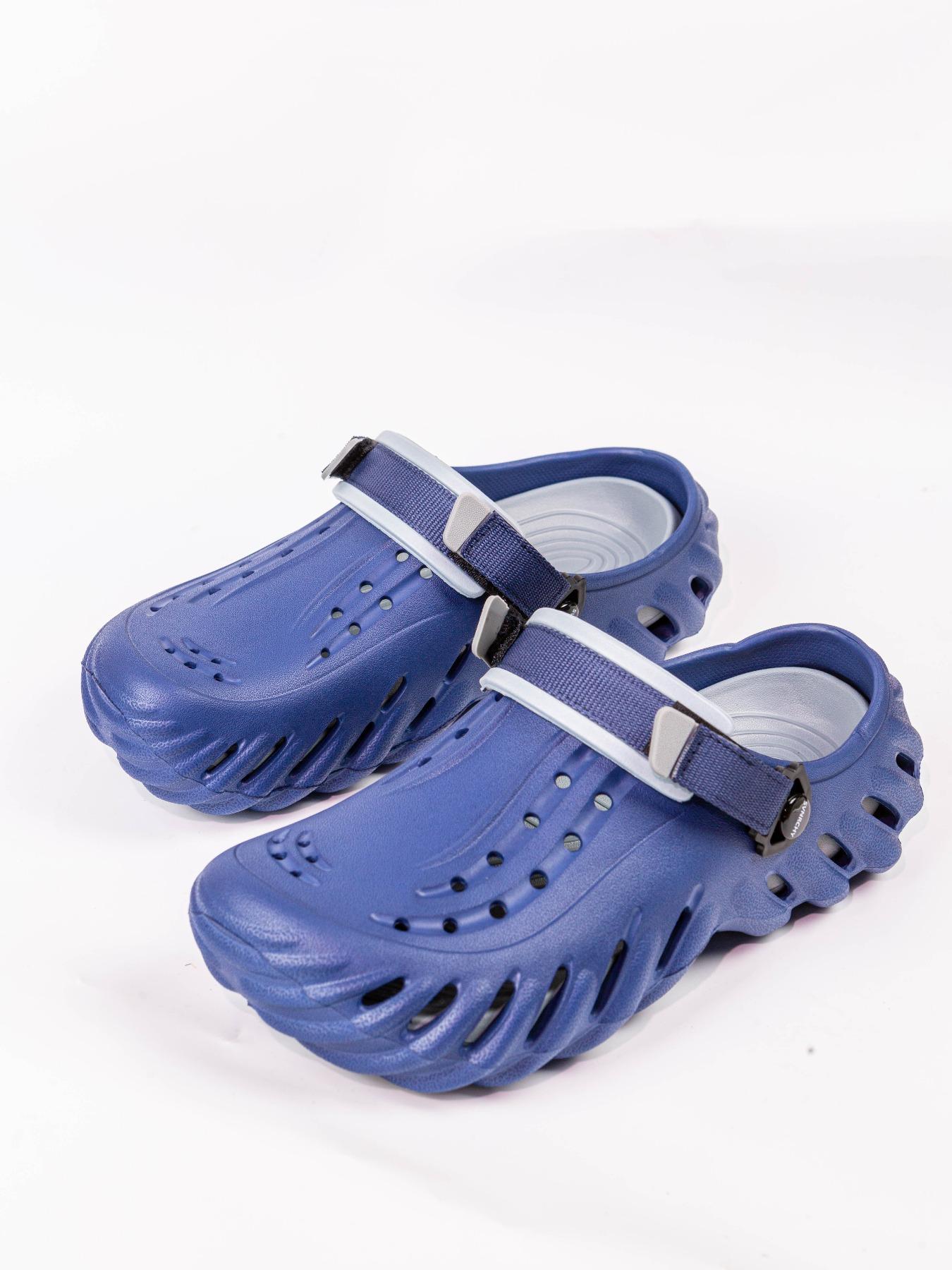 Men's Sporty Breathable Quick Drying Hollow Out Design, Casual Comfortable Non-slip Sandals for Beach, Fashionable Shoes for Outdoor, Boy, Caged Clogs