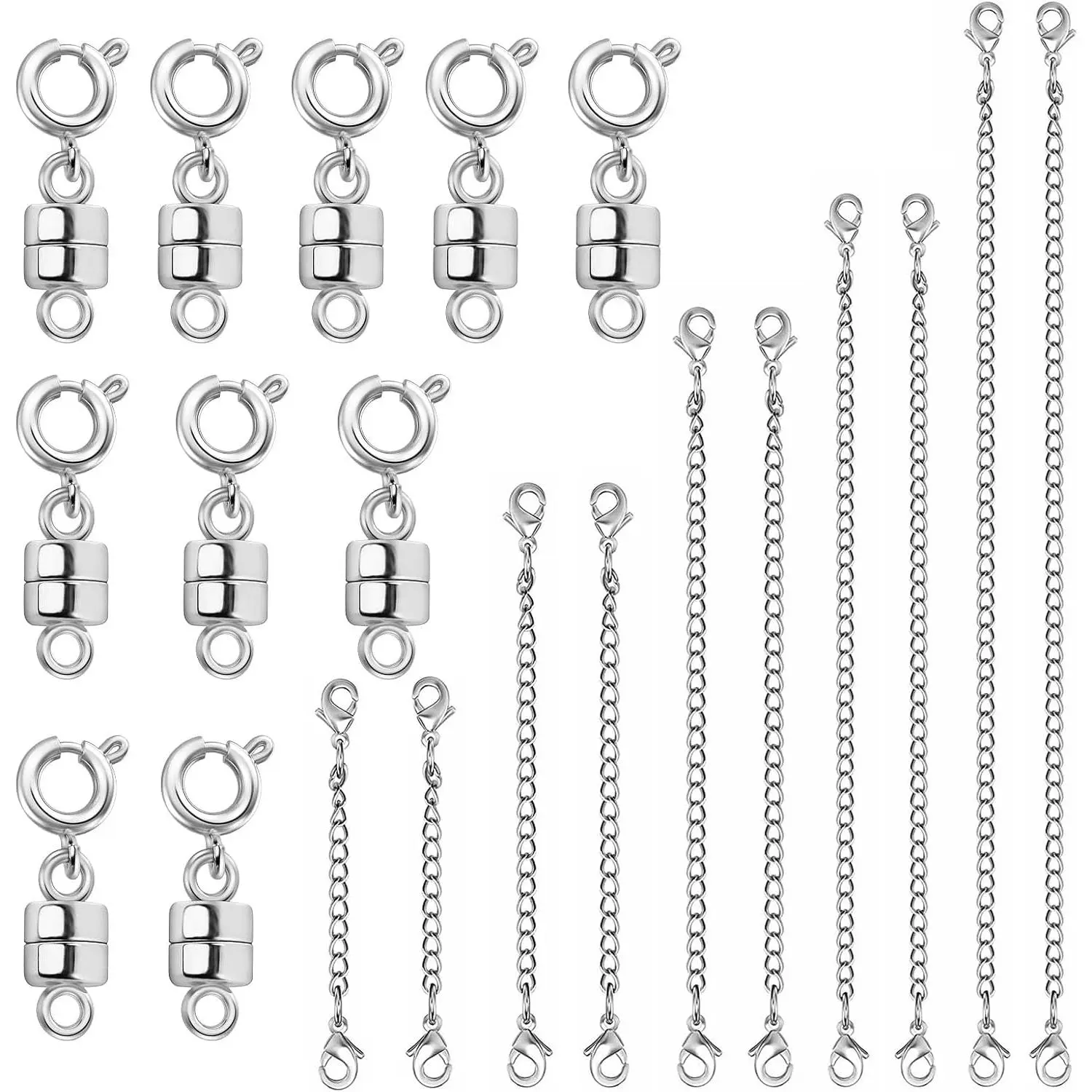 Necklace Extender and  Necklace Clasp, Chain Extenders for Necklaces Bracelet