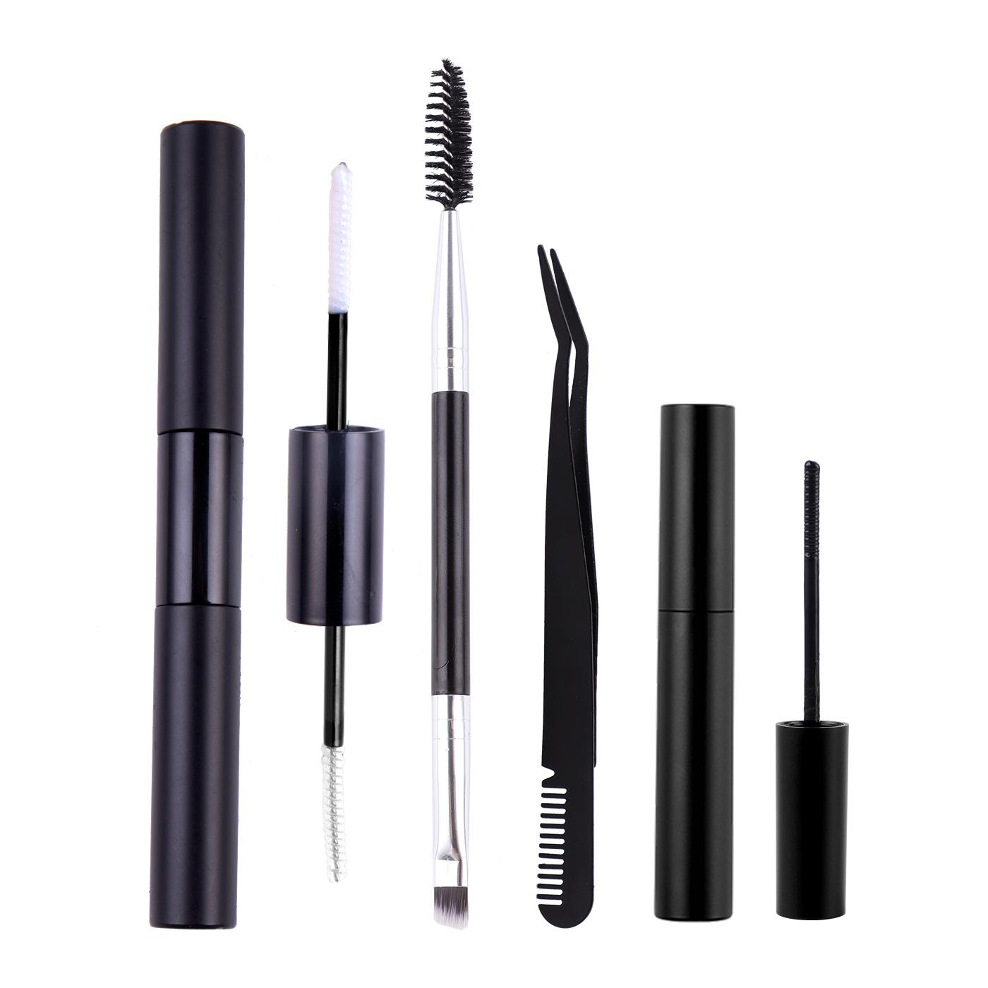 Segmented single-cluster false eyelashes - naturally and durably set, gentle and non-irritating, quick-drying adhesive for eyelashes, suitable for high-end makeup applications. Mascara Cosmetic Storage