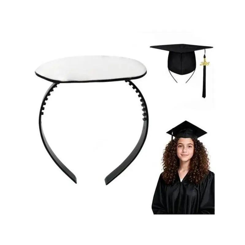 Graduation Cap Headband Graduation Gifts for Her Him Class of 2026 Cool High School College Graduation Grad Cap Wear Hacks | No Slip, Perfect Hairstyle for Graduation