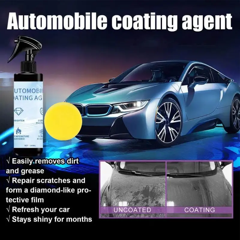100ML Car Paint Nano Coating Agent Car Body Surface Renovation Brightening Protectant Auto Paint Hard Coating Liquid Stain UV Resistance Car Care Polish