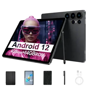 P42 New 10.1 Inch Tablet PC, Android 12 System, 4GB RAM + 64GB Storage, 5000mah Battery, 8-Core Processor, Wi-Fi, 4G, Bluetooth-compatible, Dual Sim