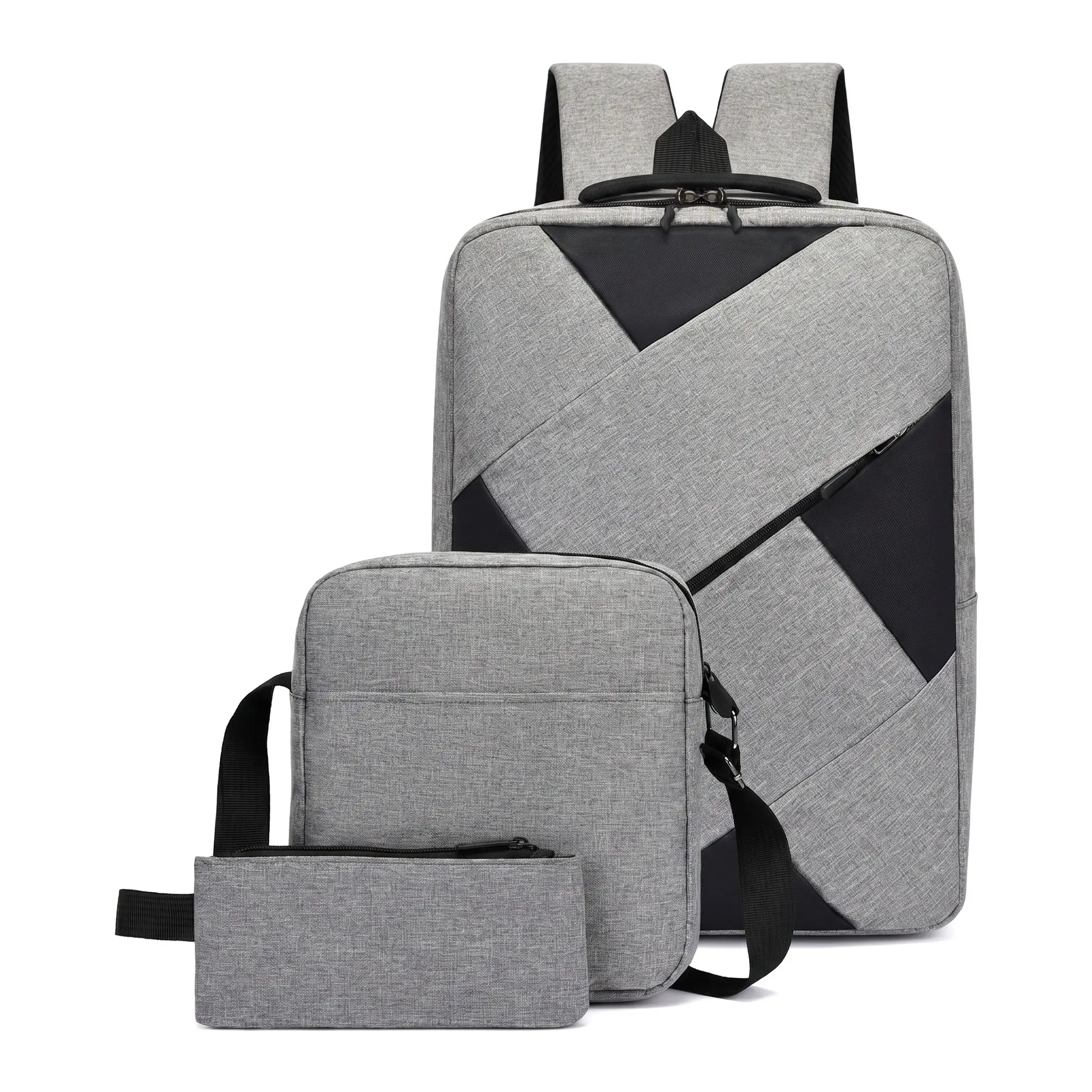 Cozy Travel Backpack For Men Women Waterproof Oxford Fabric Anti Theft Casual Laptop Bag 36 55L Breathable Wear Resistant Curved Shoulder Straps Solid Color