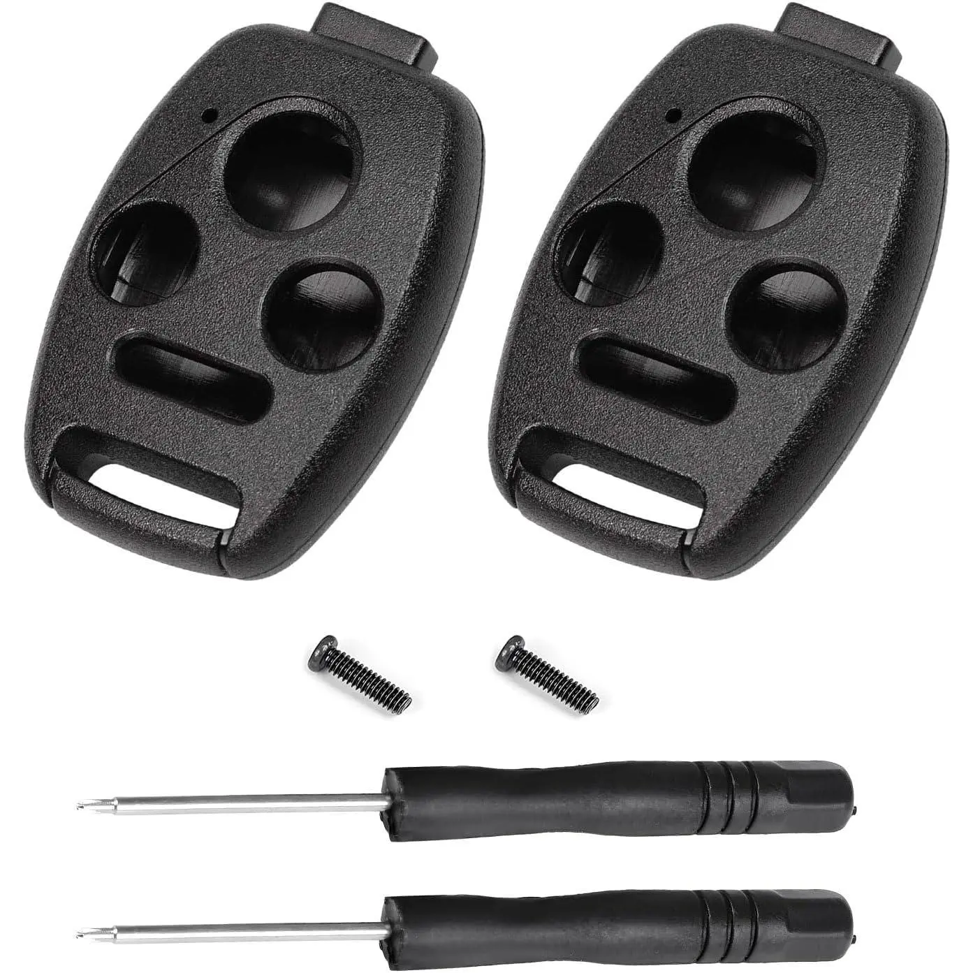 2 PCS Key Fob Case, No Cutting Required Key Shell Cases, Keyless Entry Remote Shell for Accord Civic EX Pilot CR-V