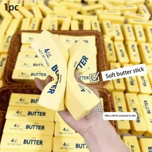 New Large Butter Block Soft Clay Toy, Super Soft Slow-Bubble Foam Clay, Cute Squishy Stress Relief Hand Activity Toy, Ideal for Students, Squishie, Foam Squishies