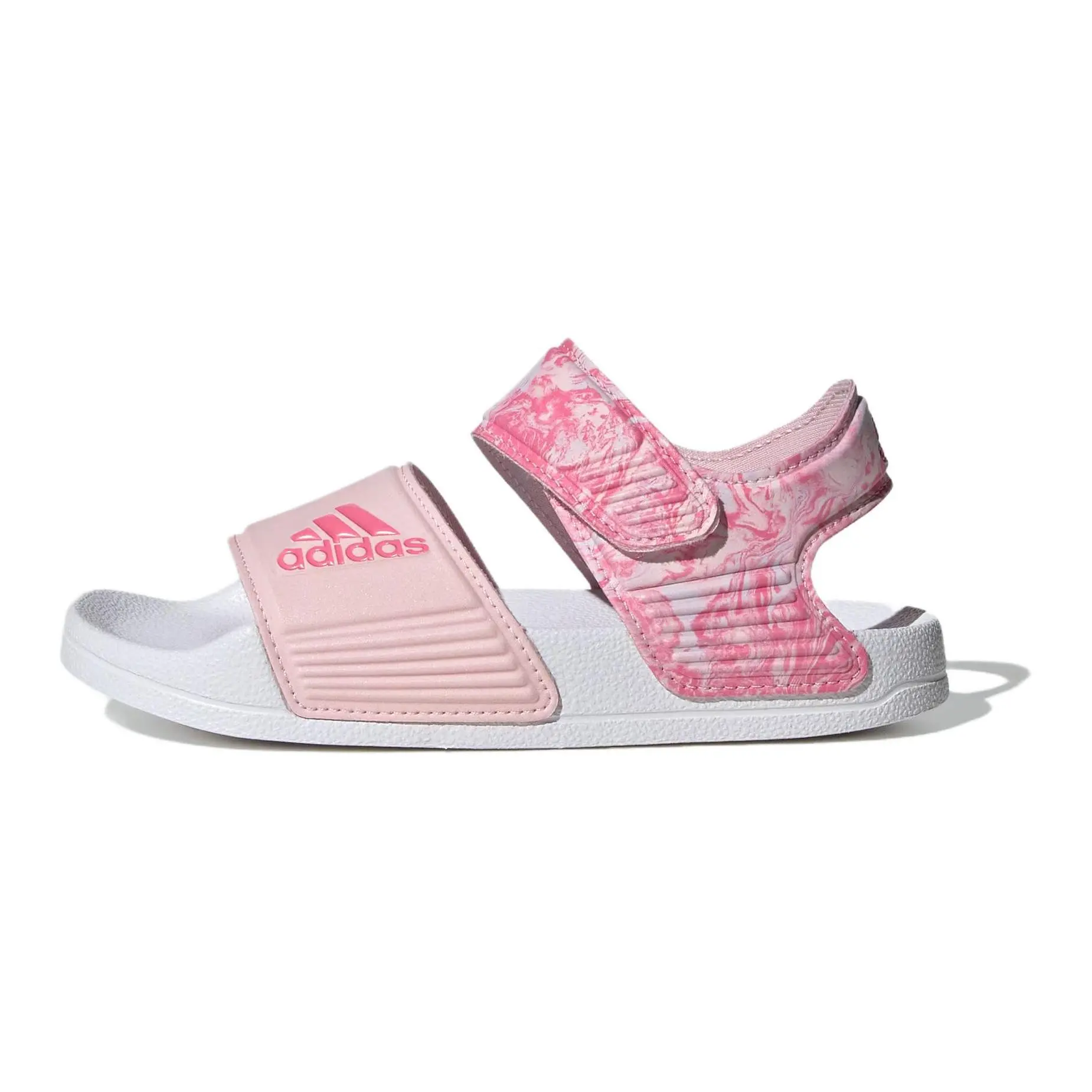 adidas Adilette Sandals Clear Pink Pink Fusion Cloud White (GS) ID2624