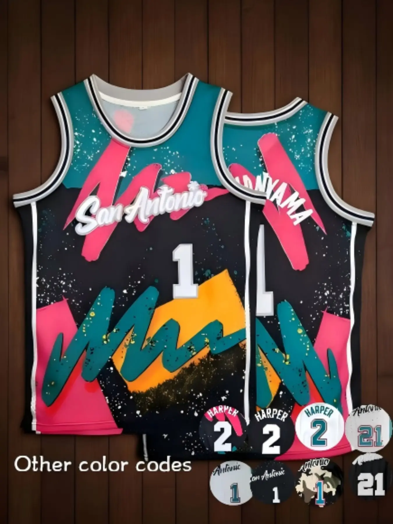Fashion Basketball Jersey with Embroidered Numbers, Stylish Sports Wear, Perfect for Players, Durable and Comfortable Design
