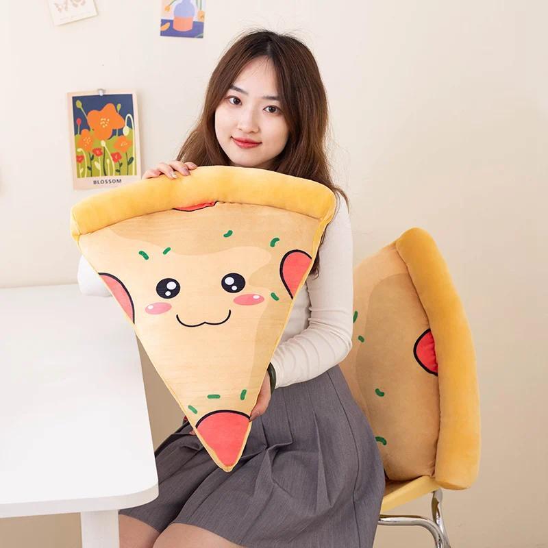 45/55/65cm Pizza Food Plush Pillow Stuffed Like Real Cushion Union  Decor Creative Sofa Chair Decor Birthday Gift