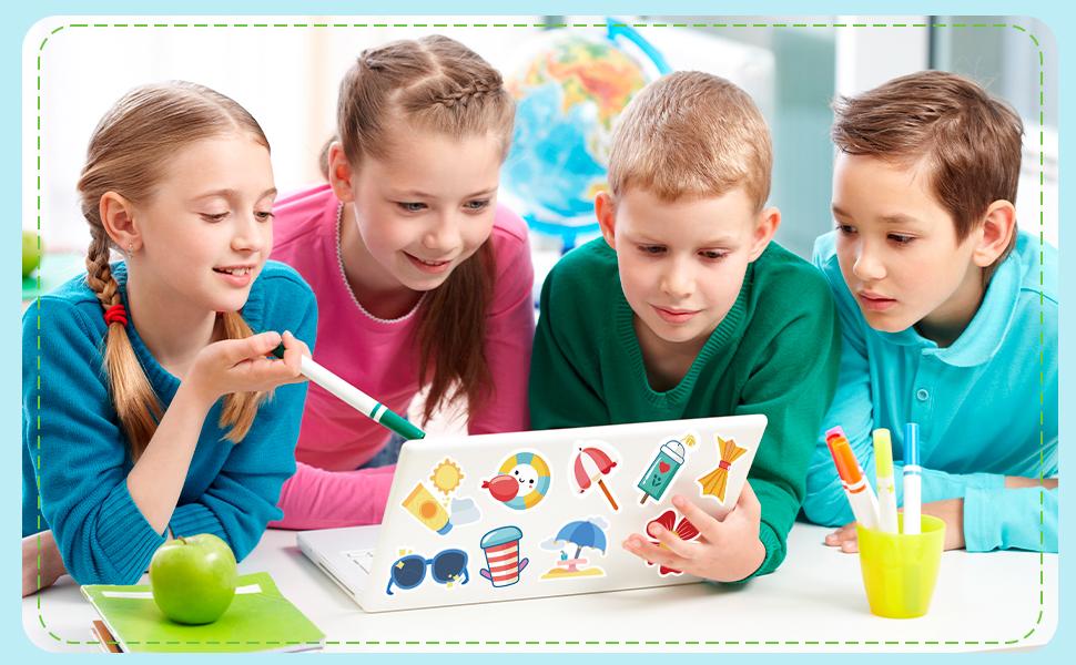 OHOME Summer Stickers| 100 PCS Hawaiian Beach Stickers for - Vinyl Summer Games Toys Gifts Activities Party Favors Supplies - Tropical Crafts Bulk for Classroom Home - Travel Essential for OHOME Summer Stickers| 100 PCS Hawaiian Beach Stickers for - Vinyl Summer Games Toys Gifts Activities Party Favors Supplies - Tropical Crafts Bulk for Classroom Home - Travel Essential for