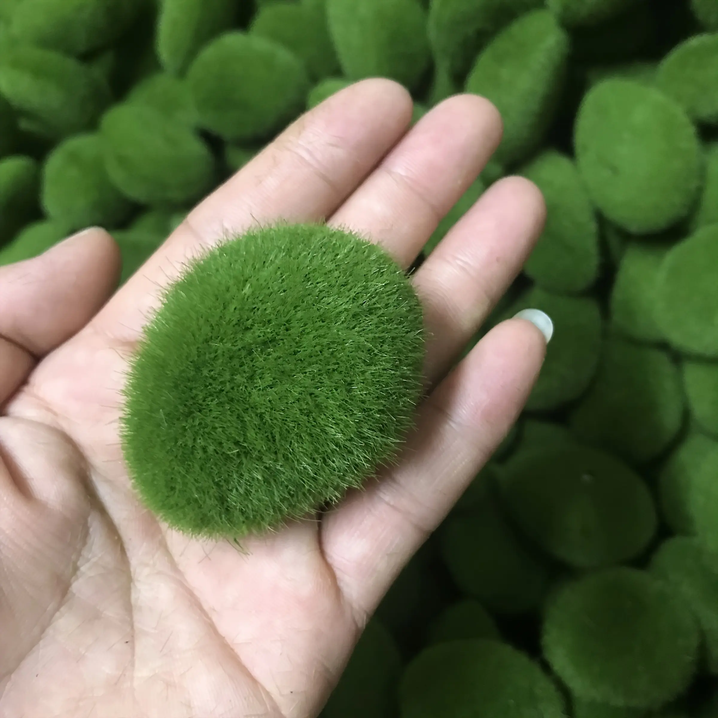 10 Pcs Dense Artificial Moss Grass Mini Decorations, Decorative Micro Landscape Statues for Fairy Garden, Aquarium, Outdoor Spaces, Faux Greenery Plants