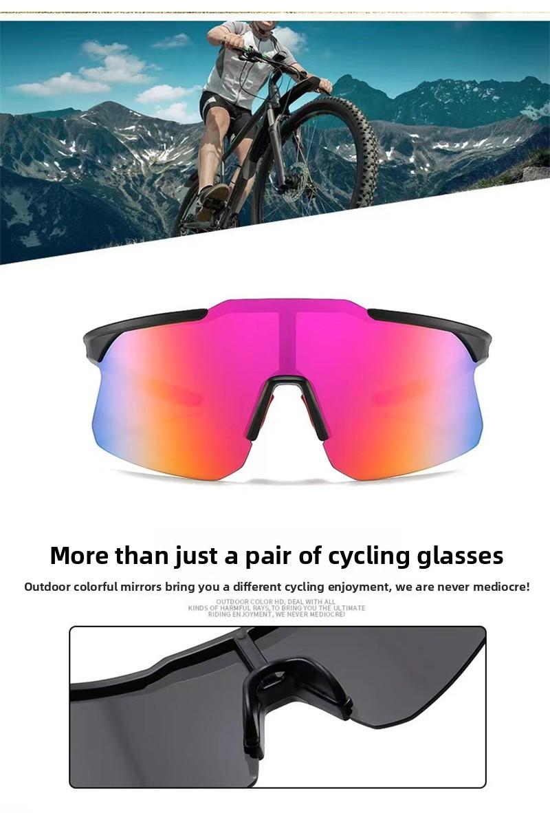 Mountaineering goggles, cycling mercury sunglasses, outdoor bicycle windproof large-frame anti-UV sports sunglasses