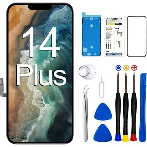 for iPhone 14 Plus Screen Replacement Kit 6.7 inch Full HD LCD Display 3D Touch Screen Digitizer Full Assembly with Repair Tools Models A2632 A2885 A2886 A2887 A2888