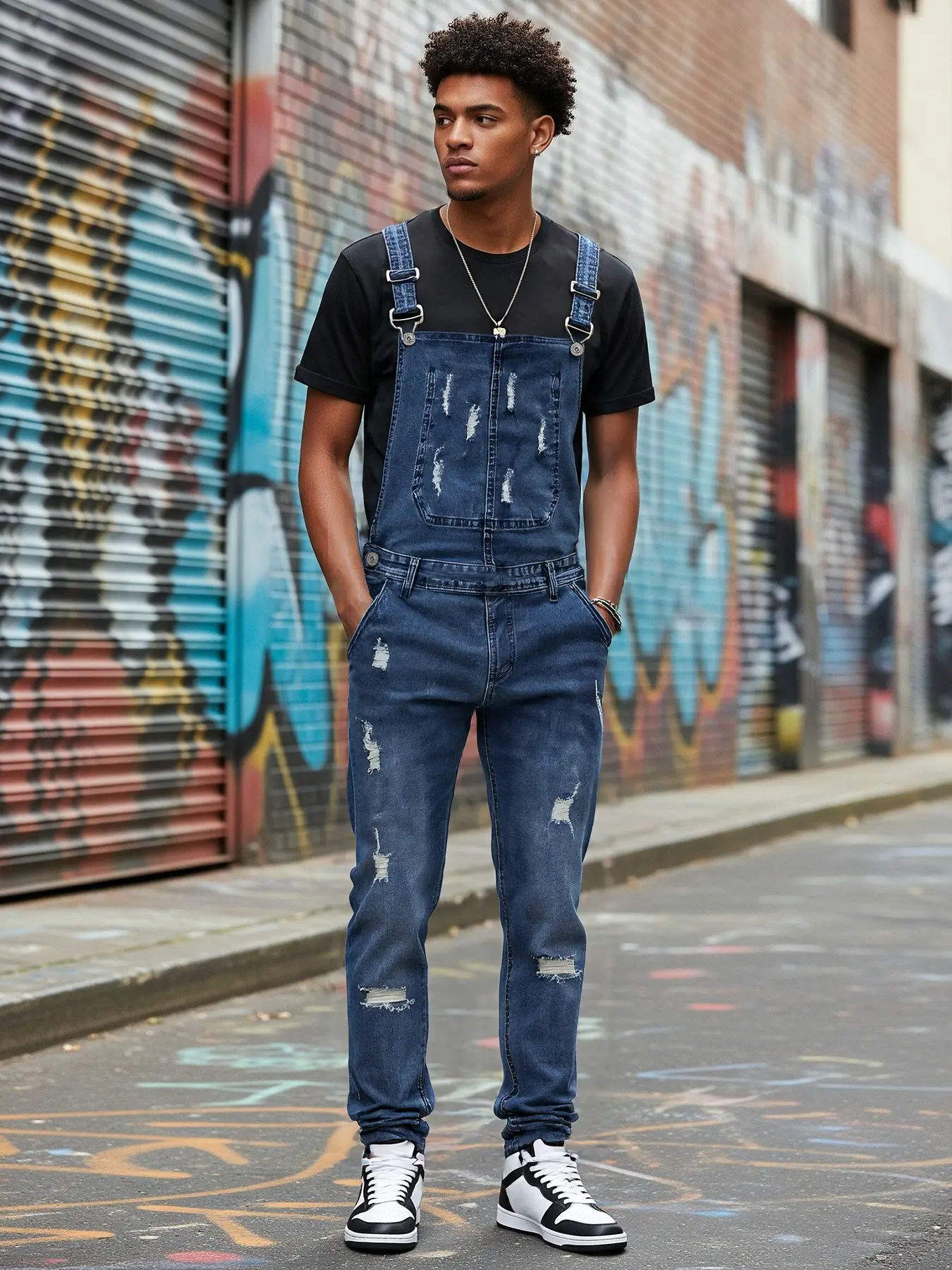 90s Retro Men's Ripped Cargo Jeans, Must-Have Staple, Distressed Black Workwear Cargo Jeans, Streetwear Fit, Retro Black Denim Cargo Jeans #DenimCargoPants #90sRetroFashion