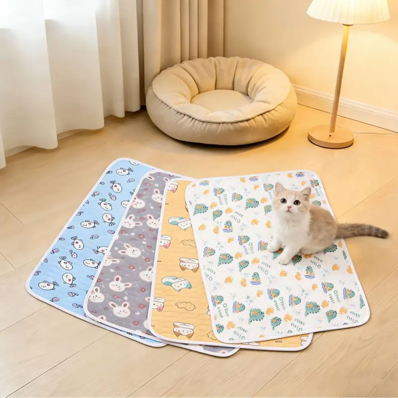 Pet Summer Cooling Latex Mat Dog Mat Cat Sleeping Mat Dog Nest Ice Silk Cooling Mat Ice Mat Supplies Dog Bed
