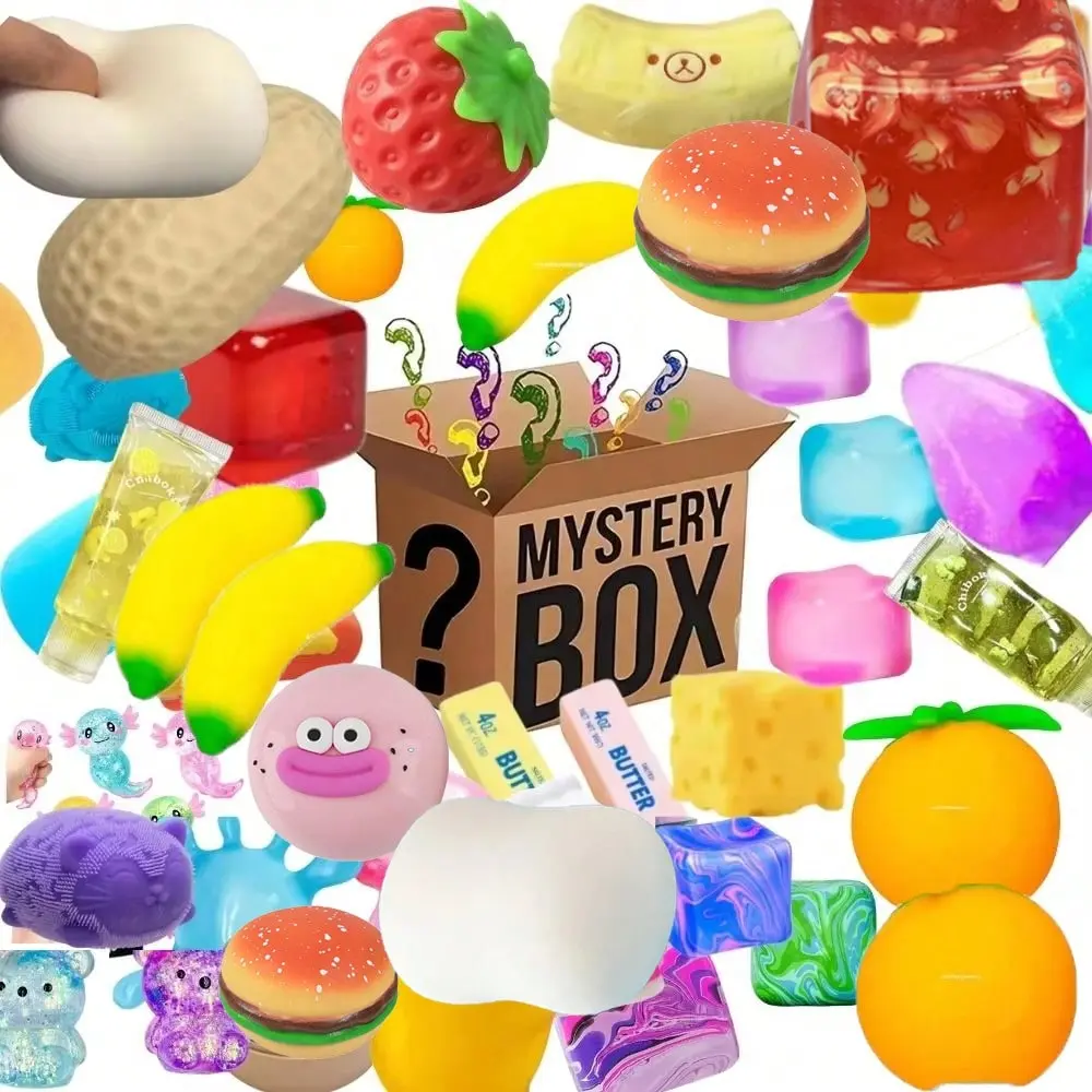Squishies Toys, Squishy Toys, Slow Rising Fidget Squeeze Toy For Stress Relief, Squishy Stress Ball, Finger Squeeze Toy, Squeeze Toy, Squeezy Fruit Food Squishies Toy, Mystery Surprise Blind Box, Blind Bag, Hand Toy