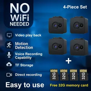 This Camera Records Directly Without Requiring Wi-Fi,, And Features Continuous Loop Recording. It'S Portable, Has a Rechargeable Battery, And Offers a Plug-And-Play Setup, Making It Perfect for Home Security
